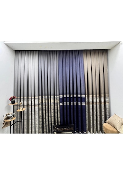 Nivemeshome Ürgüp V-5228 1/3 Sık Pile Fon Perde Apm Vizon