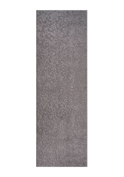 Plato Halı Opqo Sarmaşık Premium Oturma Odası, Salon, Antre, Yıkanabilir Polyester Kaymaz Taban Gri Halı