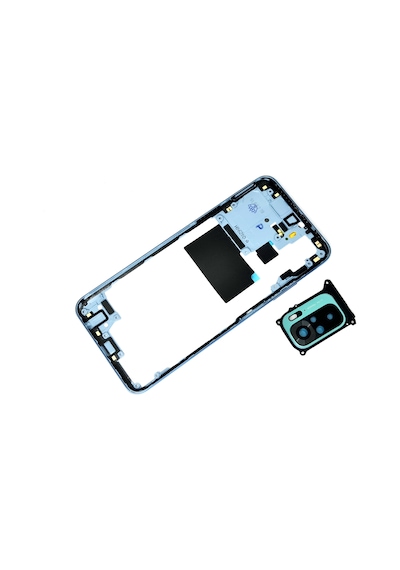 Xiaomi Redmi Note 10s 4g Uyumlu Full Kasa Arka Kapak Batarya Kapağı - Mavi Çok Renkli