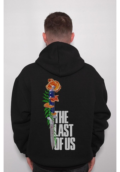 The Last Of Us Flowers Çiçek Sweatshirt Unisex Kapüşonlu Hoodie 001