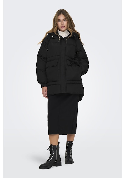 Only Onlfıe Oversızed Puffer Coat Otw Mont 15321963 Siyah