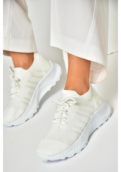 Fox Shoes U239004004 Beyaz Kumaş Spor Ayakkabı Sneakers Beyaz-kumaş Beyaz