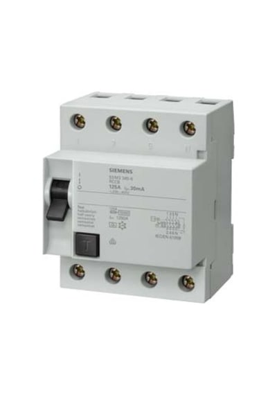 Siemens.5Sv5342-6.A Tipi Kaçak Akım Koruma Rölesi 25A 400V 30Ma