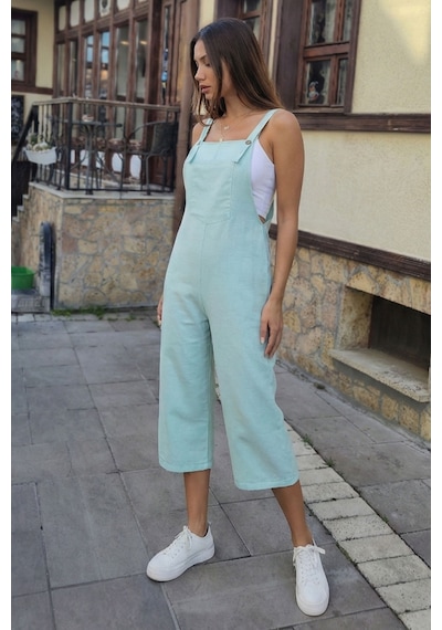 Armonika Kadın Açık Mint Bahçıvan Tulum Arm-20k001117