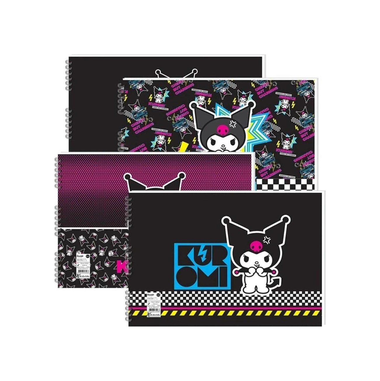 Kuromi Resim Defteri Spiralli 25x35 15 Yp 300215-12