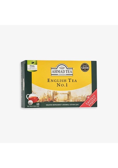 Ahmad Tea English Tea No.1 Demlik Poşet Çay 48 Li 153 G