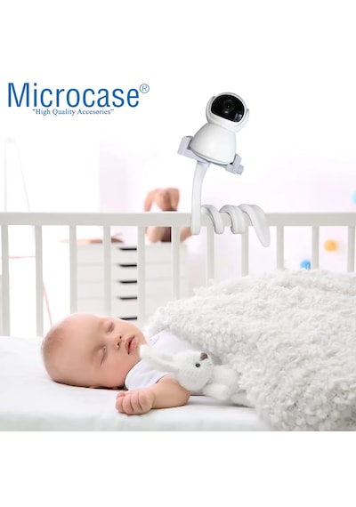 Microcase Esnek Web Kamera Bebek Kamerası Telefon Tutucu - Al5143 Siyah