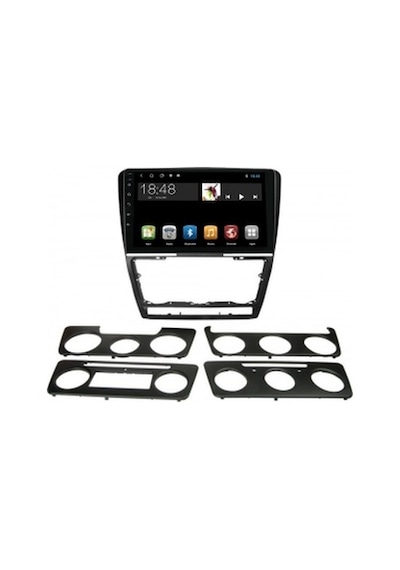 Skoda Octavia 2007-2012 Siyah 6gb Ram 64gb Hafıza 8 Çekirdek Carplay Kamera Android Multimedya 9"