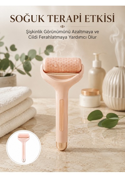 Cilt Bakımı İçin Buz Silindiri Yüz Masaj Aleti Yeni Nesil - Lisin