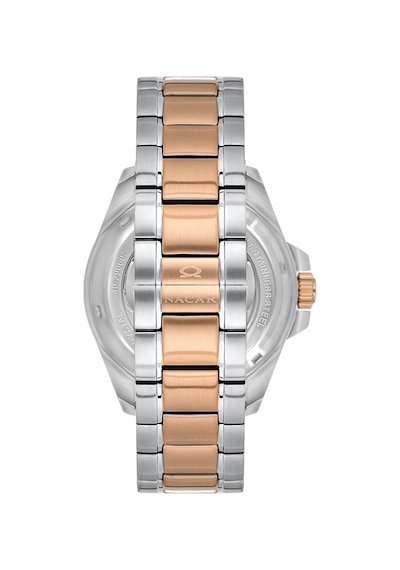 Nacar Nc36-291738-enm Erkek Kol Saati Gümüş - Rose Gold