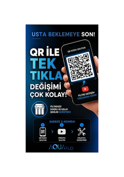 Tüm Marka Kapalı Kasa Cihazlara Uyumlu 5'li Su Arıtma Filtresi