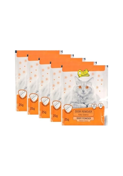 5'li Quik Kedi Kumu Koku Giderici 25 Gr Yasemin