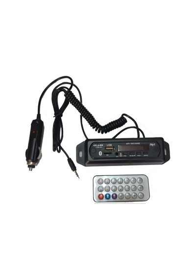 Ayrex Araç Araba Oto Teyp Aux Usb Sd Bluetoothlu Mikrofonlu Çevirici Mp3 Dinleme Dönüştürücü Bordu Mo
