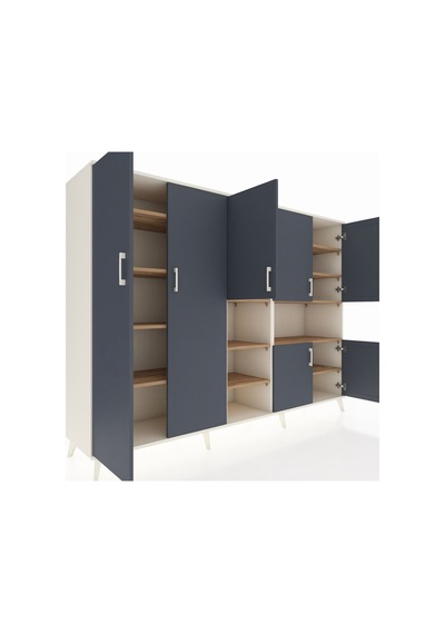 Hyperion Dolap 13 Raflı 7 Kapaklı 220x44x163 Aytaşı-antrasit/çam Antrasıt/atlas Çam - Aytası Hyperion Dolap 13 Raflı 7 Kapaklı 220x44x163 Aytaşı-antrasit/çam Antrasıt/atlas Çam - Aytası