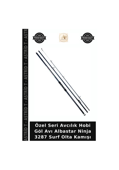 Özel Seri Avcılık Hobi Göl Avı Albastar Ninja 3287 Surf Olta Kamışı 420cm