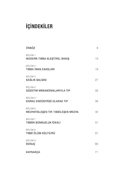 Tıbba İman Çağı - Modern Sağlık Mitinin Eleştirisi