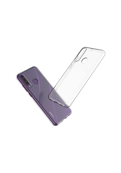 Huawei Y6P Kılıf Zore Şeffaf Ince Ve Esnek Süper Silikon Kılıf Renksiz