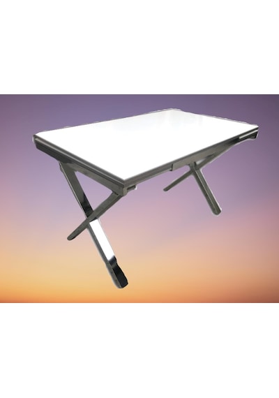 Masa Yandan Açıl X Ayak Metal Transmisyon çelik nikelaj glosspan tabla itinalı paket ve kargo El Yapım Masa Yandan Açıl X Ayak Metal Transmisyon çelik nikelaj glosspan tabla itinalı paket ve kargo El Yapım