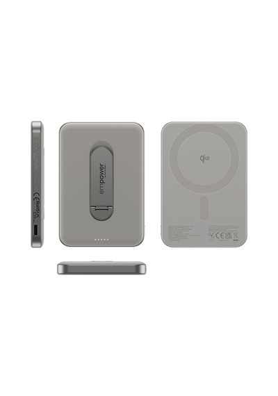 Empower By Panzerglass 5000mah Ayaklı Powerbank Titanium Gri Titanyum