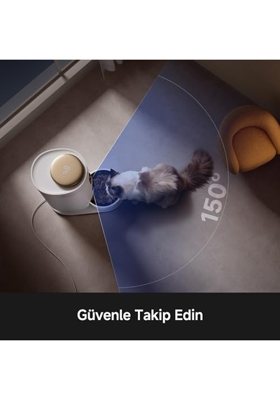Mova Nutripal 10 Ultra Akıllı Evcil Hayvan Mama Makinesi, 4l Kapasite, Ai Besleme Programı, 1080p Hd Kamera, Çift Y