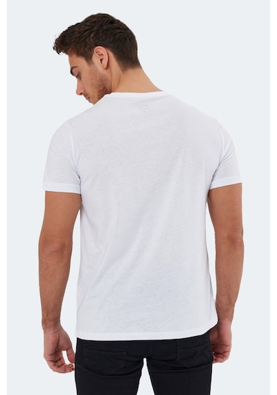 Slazenger Kaurı In Erkek Beyaz Tişört Beyaz
