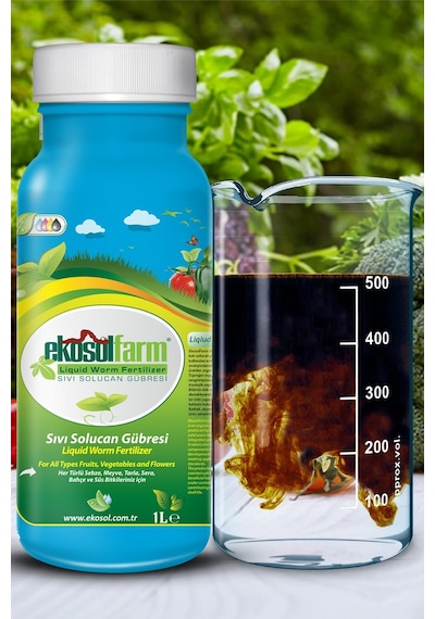 Ekosol Farm Sıvı Solucan Gübresi 2 x 1 L