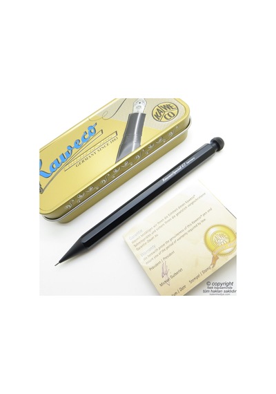 Kaweco 10000182 Special 0.7mm Versatil Kalem Alüminyum Siyah İs