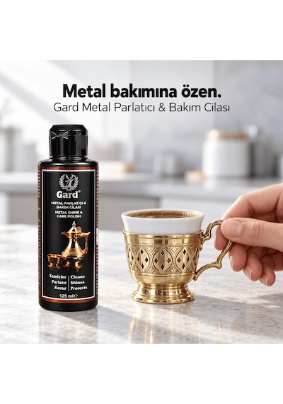 Gard Metal Parlatıcı & Bakım Cilası 125 ML