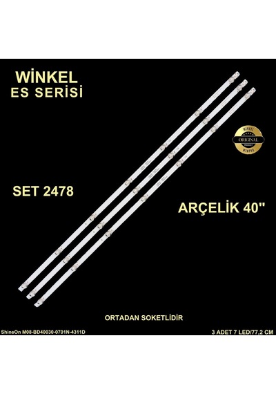 Winkel Lcd Led-2478 Takım 3 Lü-bd40030-0701n-4311d,al40l 6925 4b-es3320