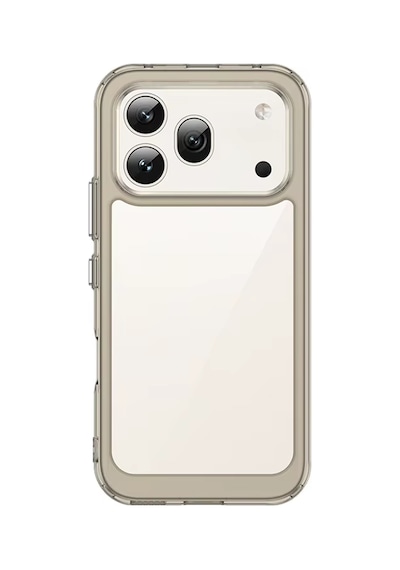 Microcase Honor 600 Pro 5g Shield Serisi Darbeye Dayanıklı Yarı Esnek Plastik Tpu Kılıf - Al8100 Gri