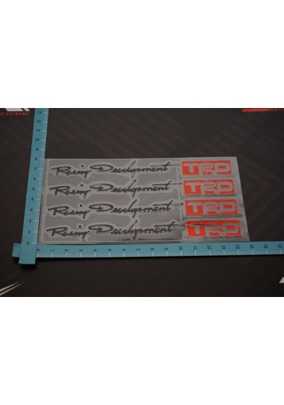 Toyota Trd Racing Development Kapı Kolu Ayna Torpido Sticker (547208711)