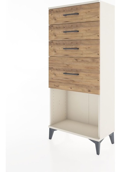 Hyperion Dolap 4 Çekmeceli 60x44x134 Aytaşı-çam Aytaşı