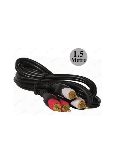 BK Teknoloji 2RCA Erkek-Erkek Ses Kablosu 1.5 M