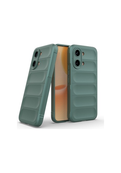 Teleplus Xiaomi Poco X8 Pro Max Kılıf Kamera Korumalı Etnik Silikon Yeşil