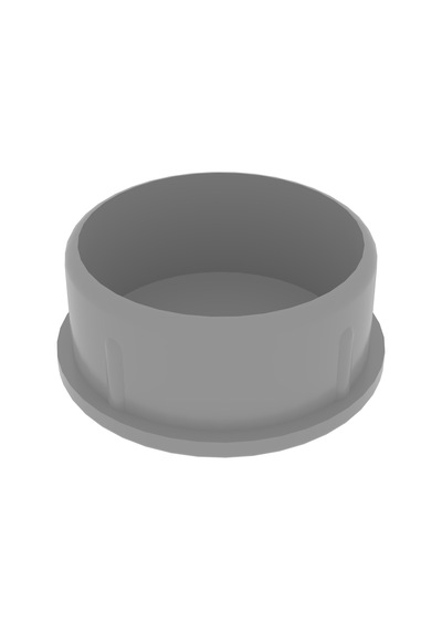 Cateksss 42 Mm Bombeli İç Profil Tapası Gri - 50 Li Paket