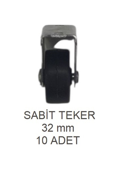 Dar Sabit Teker 32 Lik 10 Adet