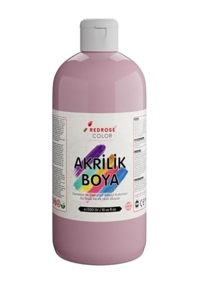 Açık Pembe Akrilik Boya 500 Gr 0000 Clear