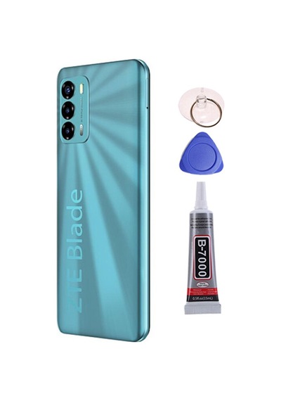 Zte V40 Vita Yeşil Arka Kapak Batarya Kapağı Pil Kapağı Yapışkan Ve Sökme Aparatıyla Beraber Full Set Yeşil