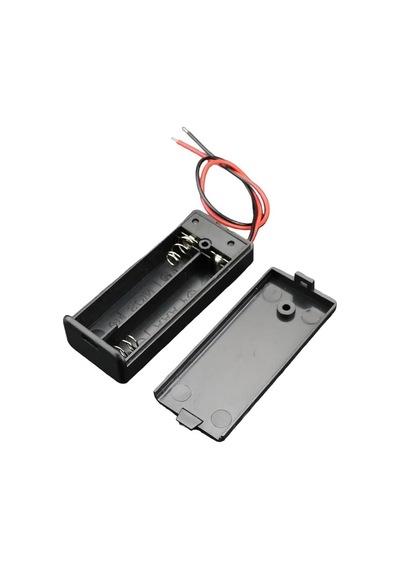 Powermaster Ic-233c Kapaklı Switch'li 2'li Aa Pil Yuvası