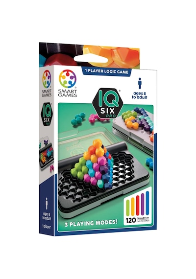 Akıllı Oyunlar - Iq Six Pro, 120 Zorluk İçeren Bulmaca Oyunu, 3 Oyun Modu, 8+ Yıl Standart