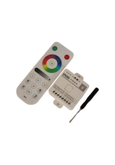 Sp630e Bluetooth Müzik Pixel Şerit Led Denetleyici 5 Kanal Rgbw+ww Led Kontrol Cihazı+kumandası 5-24v
