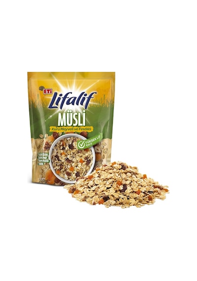Eti Lifalif Kuru Meyveli ve Fındıklı Müsli 2 x 350 G