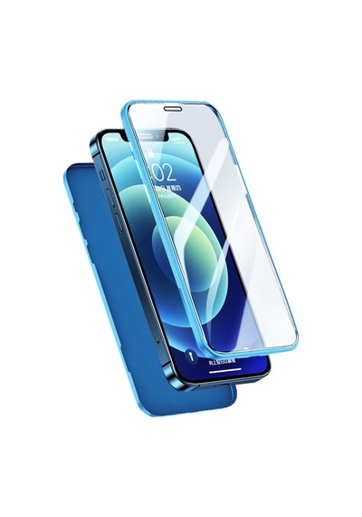 Apple Uyumlu iPhone 13 Pro Kilif 6.1 360 Tam Koruma + Yerlesik Ekran Koruyucu 516079371