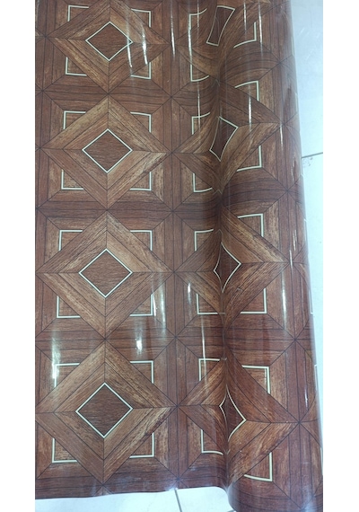 Muşamba 150 Cm X 150 Cm 0.5 Mm Yer Kaplama Zemin Döşeme Örtüsü Balkon Muşambası Mutfak Döşeme Beyaz Kare