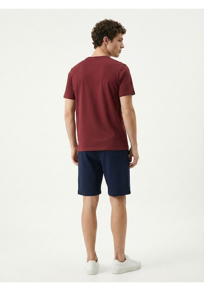 Regular Fit Erkek Tshirt K.kol Red Wine