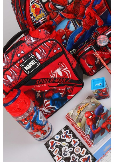 X Dekomus Lisanslı Spiderman Gamevers Collection Kırtasiye Seti & Okul,kalem Ve Termoslu Beslenme Çantası,beslenme Kabı,matara Seti 165-Koyu Yeşil