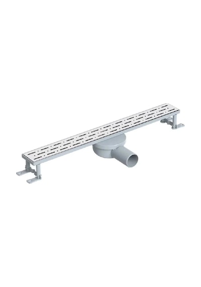 Mey İthalat Maxiflow Style Line Serisi 50 Cm Duş Kanalı Beyaz - Krom