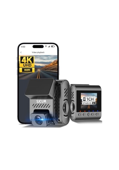 Sjcam M60s Araç Kamerası 4k/30 Frm 170 Açı Tek Kamera