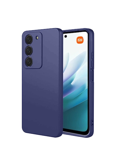 Xiaomi Redmi 15 4g Kılıf Biye Yumuşak Silikon Case Lacivert