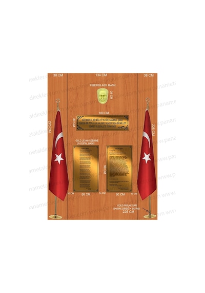 Atatürk Köşesi Seti Poz Model 03